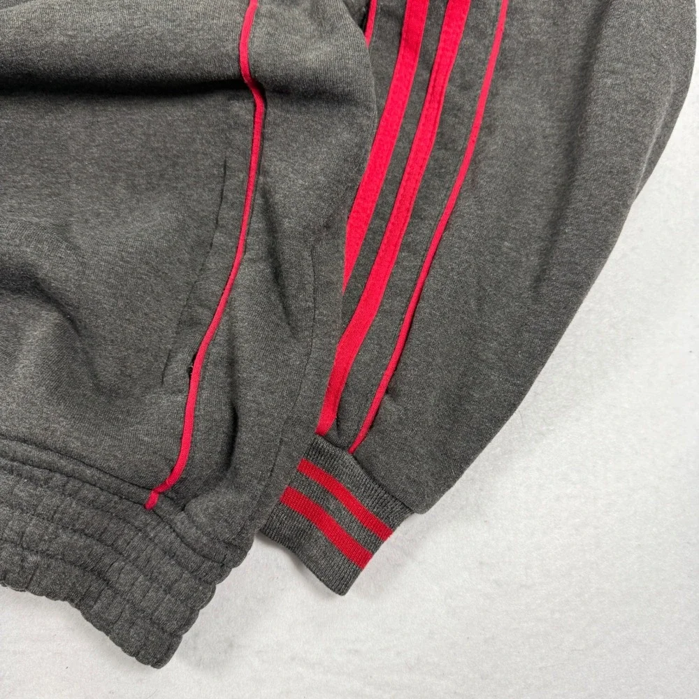 Vintage 90s Polo Ralph Lauren Hoodie Mens M Fits L Gray Red Colorblock Zip Y2K